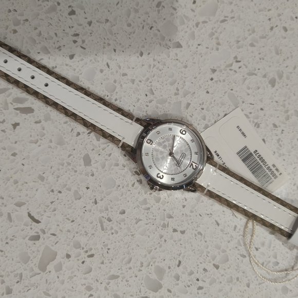 Coach 14501619 classic logo face watch genuine coach watch plus bonus main image 7